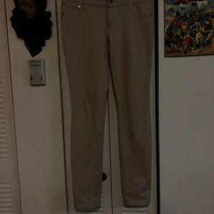 Cream vanilla star jeans leggings